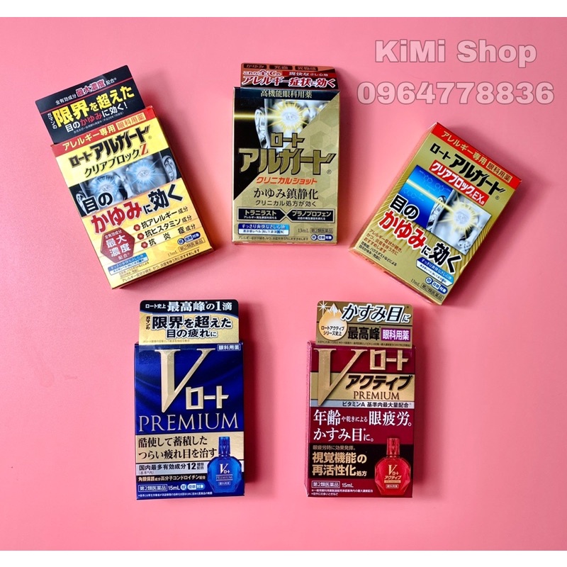 Nhỏ mắt cao cấp V.Rohto Premium Algard nội địa Nhật