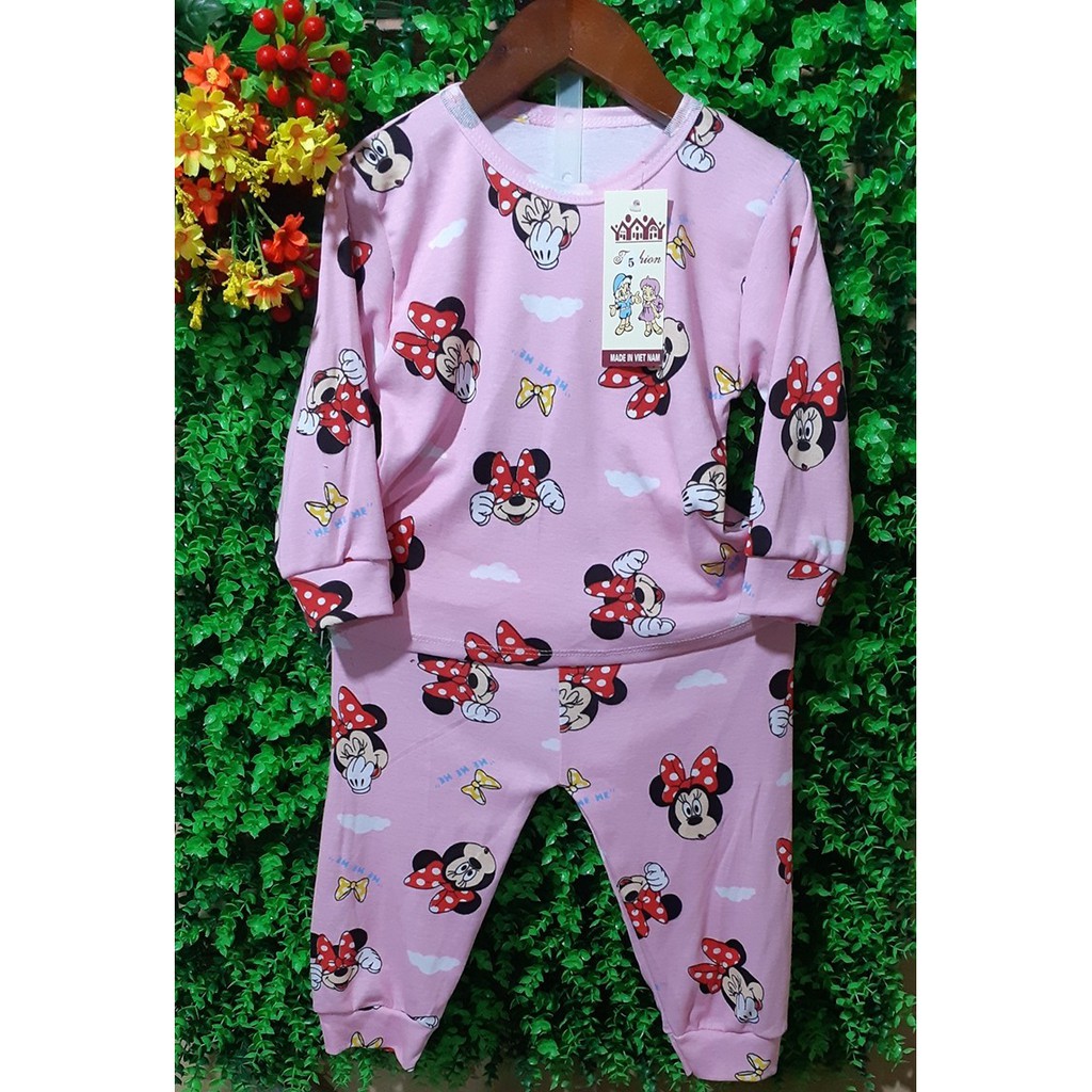 Bộ bozip cho bé gái 7-10kg