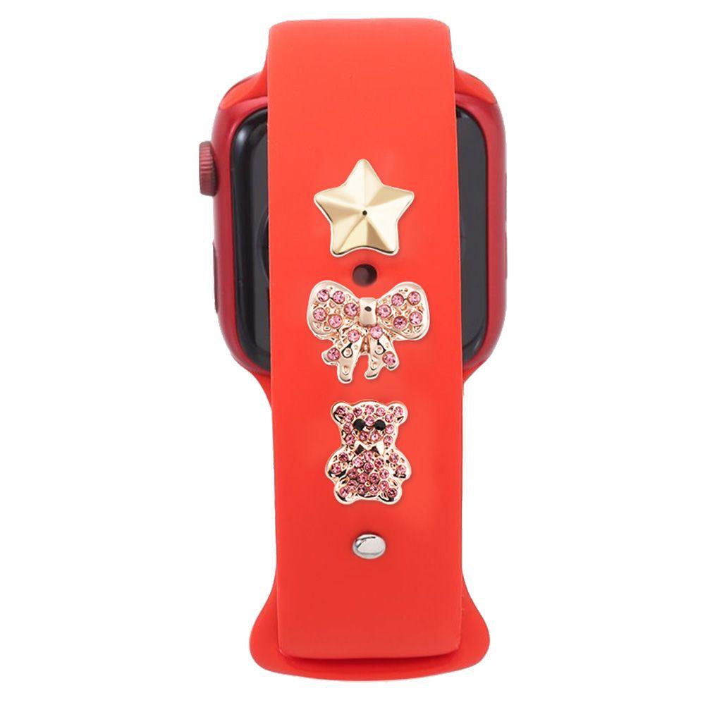 JONYE Phụ Kiện Trang Trí Vòng Đeo Tay Bằng Cao Su Silicone
