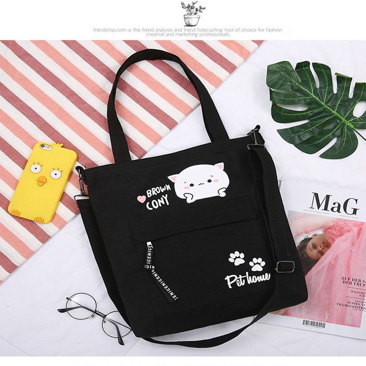 Túi tote size đại cony đáng yêu có ảnh thật