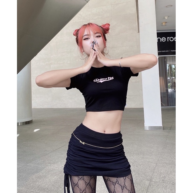 Áo thun croptop nữ ôm body Dejavu196