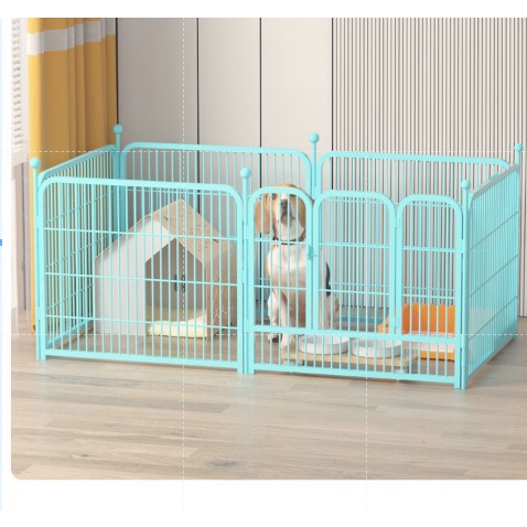 Quây sắt xịn 6 tấm quây chó hạng nặng nan ống (2 size)