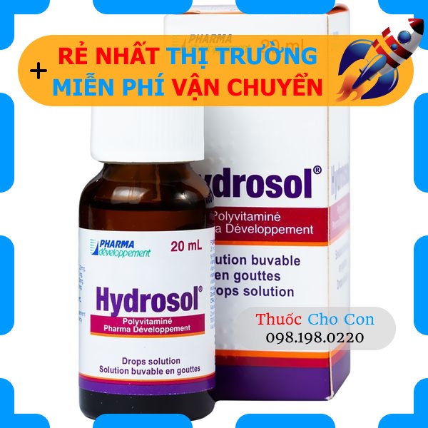 Hydrosol Polyvitamine  Giúp ăn ngon, ngủ ngon, tăng miễn dịch