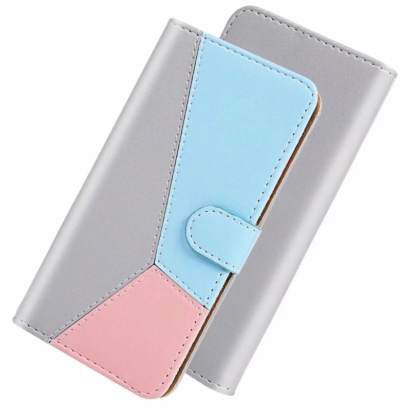 Flip Case iPhone 12 Pro Max 12 Mini SE 2020 iPhone 11 Pro Max SE 2020 XS Max XR X 5S 6 P lus 6S Plus 7 Plus 8 Plus Splice PU Leather Phone Case Cover