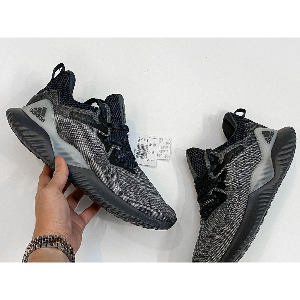 Giày Alpha 𝑴𝑶̛́𝑰 𝑵𝑯𝑨̂́𝑻 [ Giày AB ] Sneaker Nam Nữ Màu Xám Đen Cao Cấp Giá Rẻ