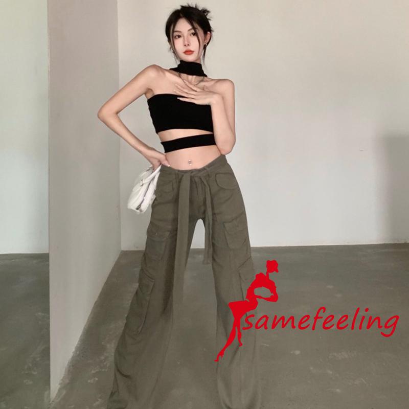 Sf Áo Croptop Sát Nách Hở Lưng Ôm Dáng Thời Trang Mùa Hè Cho Nữ