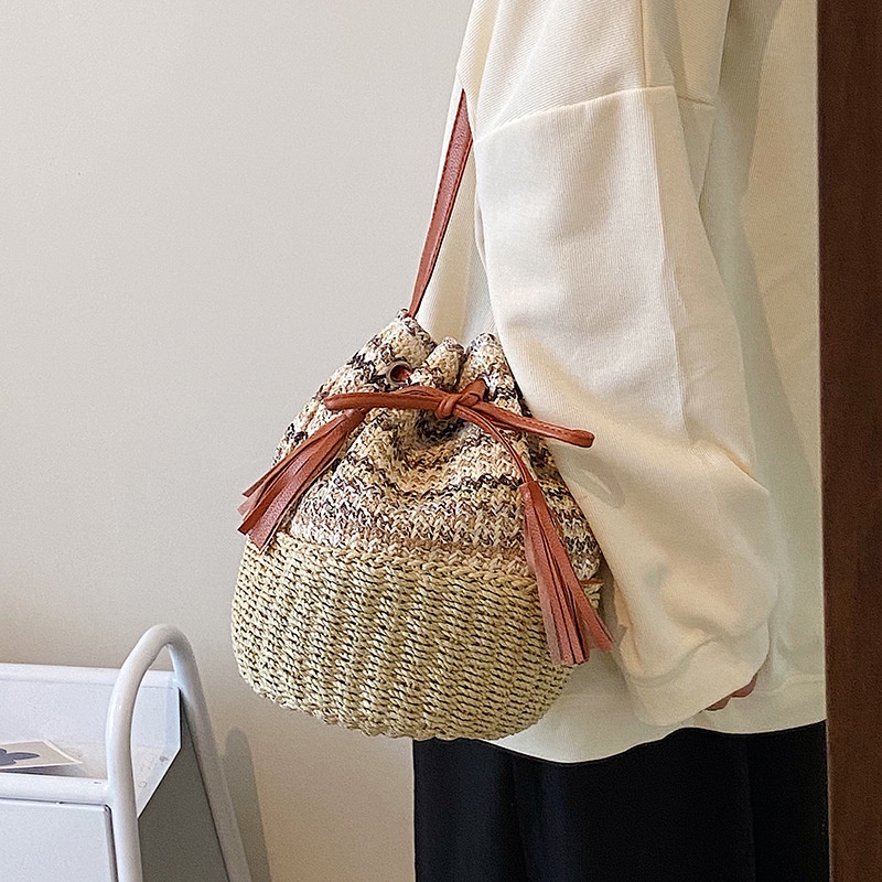 Túi cói Bằng Rơm Thời Trang 2022 Dành Cho Nữ