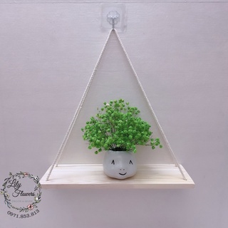 Lọ gốm kèm hoa khô