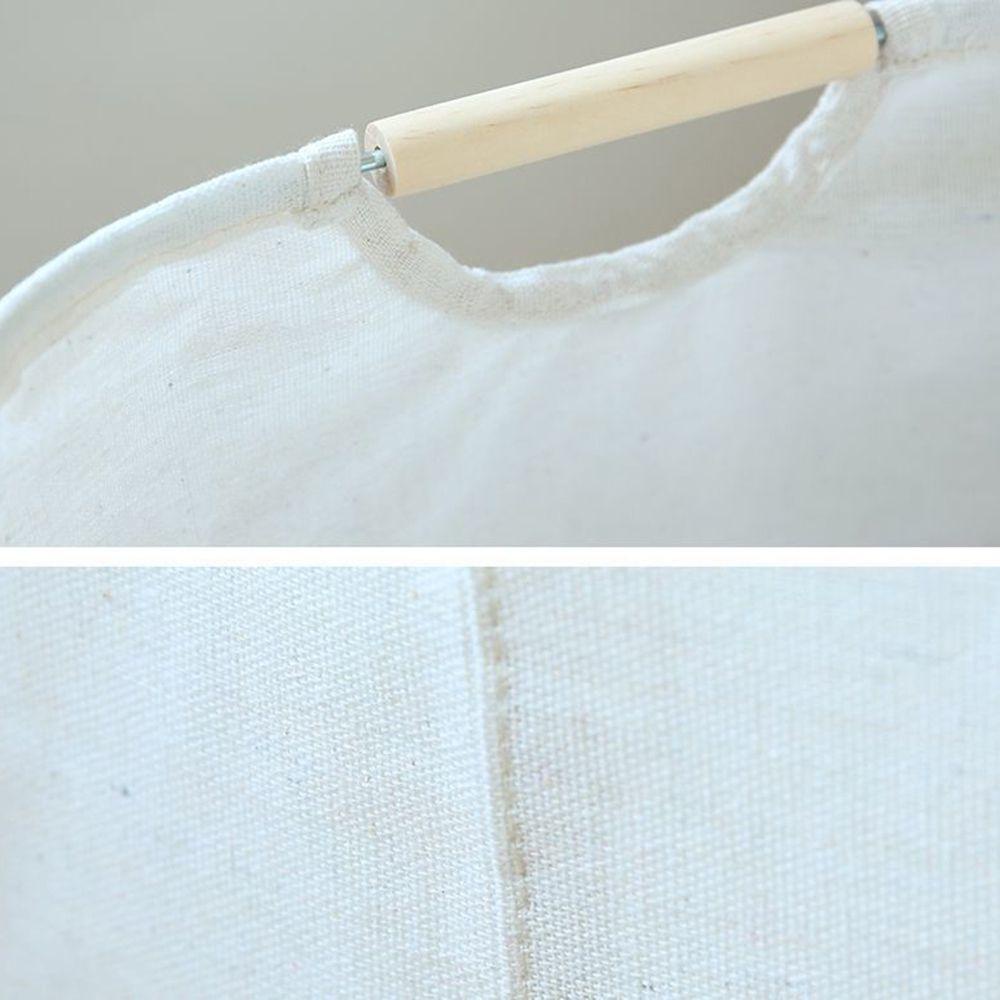 CONOPERY Giỏ Đựng Đồ Giặt Bằng Vải Màu Be Gấp Lại Được Tiện Lợi