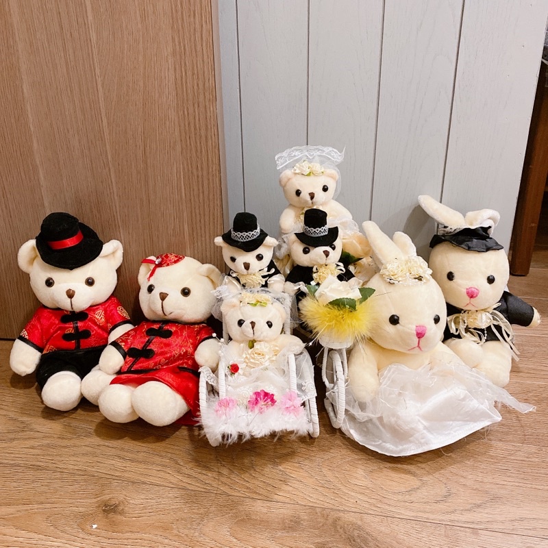 Gấu bông cô dâu chú rể couple đáng yêu dễ thương xinh đẹp