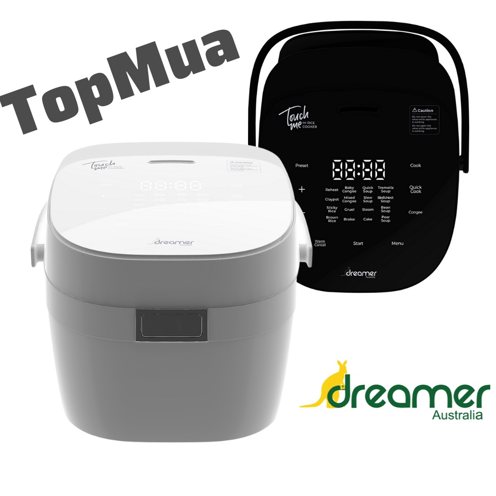 Nồi Cơm Điện Cao Tần Dreamer 19 Chức Năng Nấu bảo hành toàn quốc, tặng kèm phụ kiện - DR-IH15W và DR-IH15B