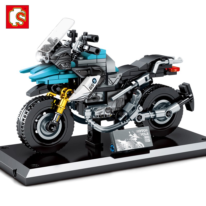 Đồ chơi Lắp ráp Mô hình Sembo moc Motorcycle Xe Đồ chơi Lắp ghép Mô hình Mô Tô 701108 701109 701110 701111