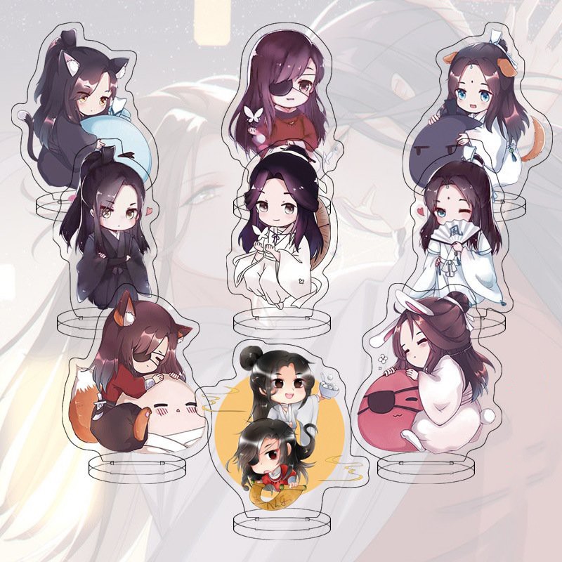 ( 1 cái MINI 20K ) Mô hình standee THIÊN QUAN TỨ PHÚC mica trong acrylic anime chibi trang trí trưng bày