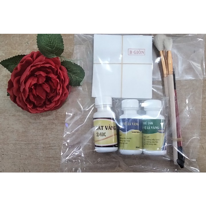 COMBO DÁT VÀNG KEO 24K CHUYÊN DÁT VÀNG KIM LOẠI, GỖ, ĐÁ, THỦY TINH, MÓC CHÌA KHÓA, TÚI XÁCH DÙNG CHO NGƯỜI SỬ DỤNG ÍT