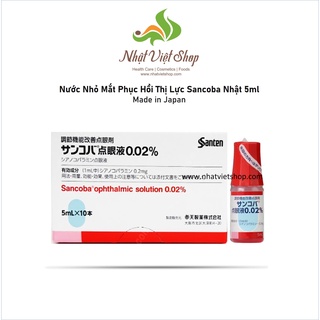 Nước Nhỏ Mắt Cho Người Cận Thị Nhật Bản 5ml