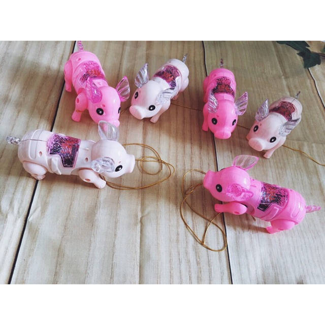 ĐỒ CHƠI HEO CON BIẾT ĐI CÓ NHẠC CÓ ĐÈN VUI NHỘN CHO BÉ CHƠI TRUNG THU