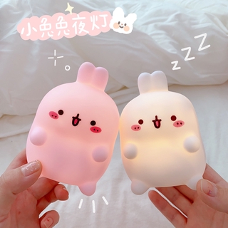 Đèn LED thỏ molang dễ thương trang trí phòng nhà cửa