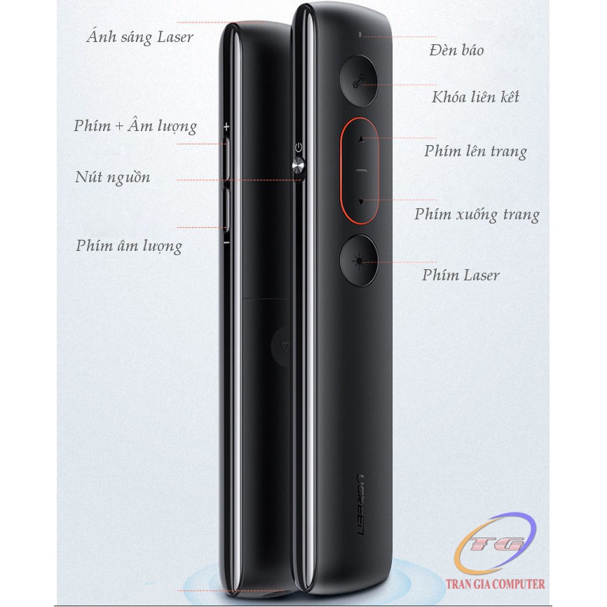 Bút trình chiếu không dây điều khiển từ xa 100M Ugreen 60327