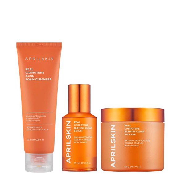 Toner Giảm Mụn Aprilskin Real Carrotene Vitamin Pad 135g