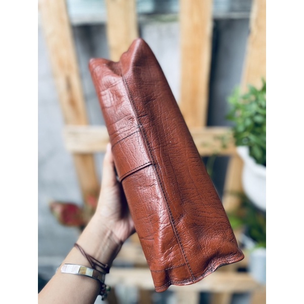 SALE-túi si da thật dáng xách