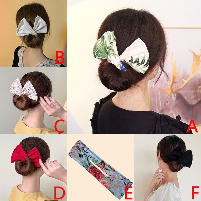 Dây Cột Tóc Đính Nơ Và Quả Bóng Lông Xinh Xắn