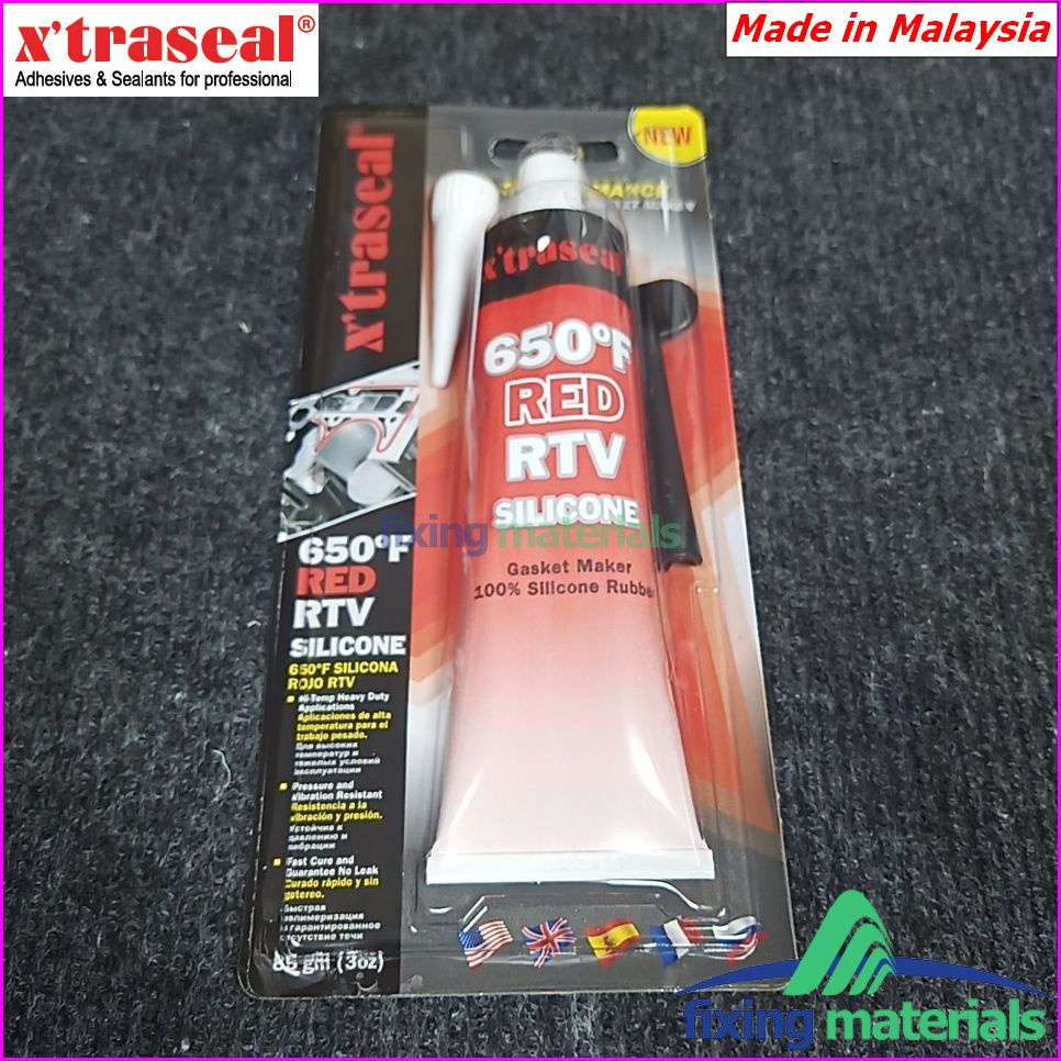 Keo thế ron chịu nhiệt x'traseal RTV 650ºF (32g-85g)