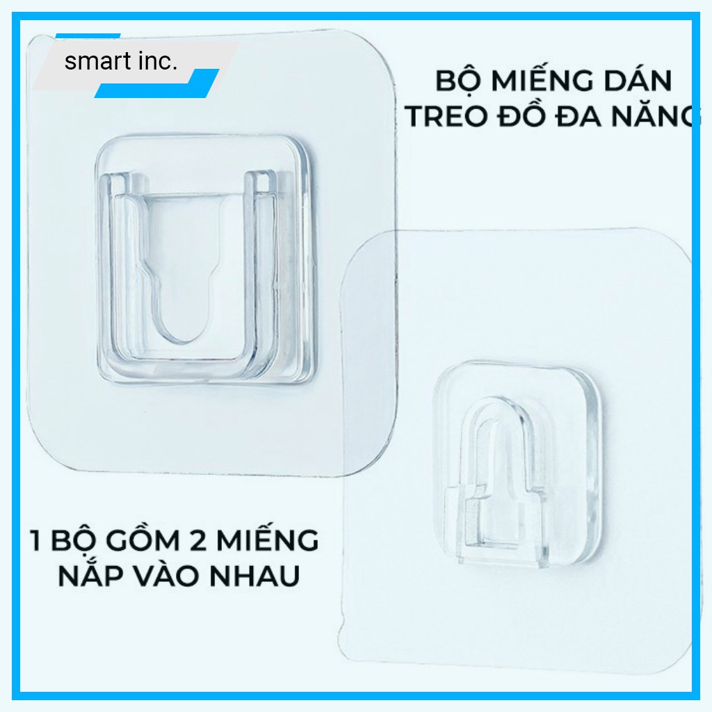 Móc Dán Treo Đồ Đỡ Ổ Cắm Điện Tranh Ảnh Cục Phát Wifi 🎀GIÁ RẺ🎀 Miếng Dán Gắn Tường Đa Năng Siêu Dính Chắc Chịu Lực