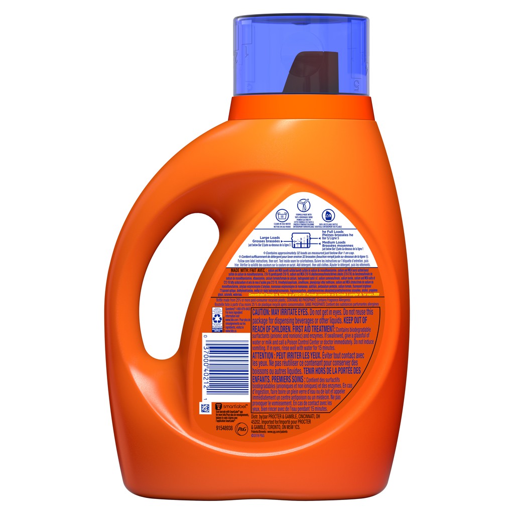 Nước giặt cao cấp Tide hương Truyền thống - Tide Laundry liquid Original 1,47L