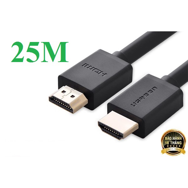 Cáp HDMI dài 25M cao cấp hỗ trợ Ethernet + 1080p@60hz HDMI chính hãng Ugreen 10113
