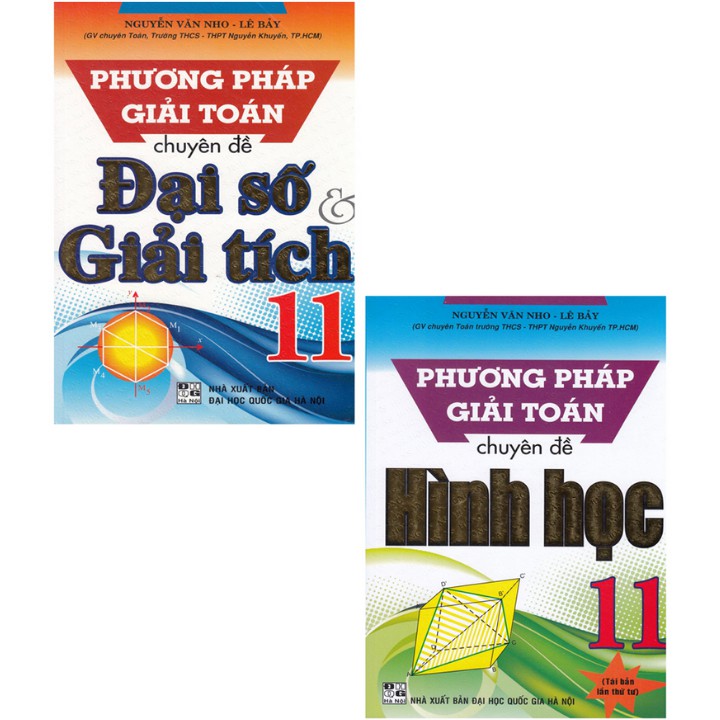 Sách - Combo Phương pháp giải Toán chuyên đề Đại Số và Giải Tích 11 + Hình học 11 (bộ 2 cuốn)