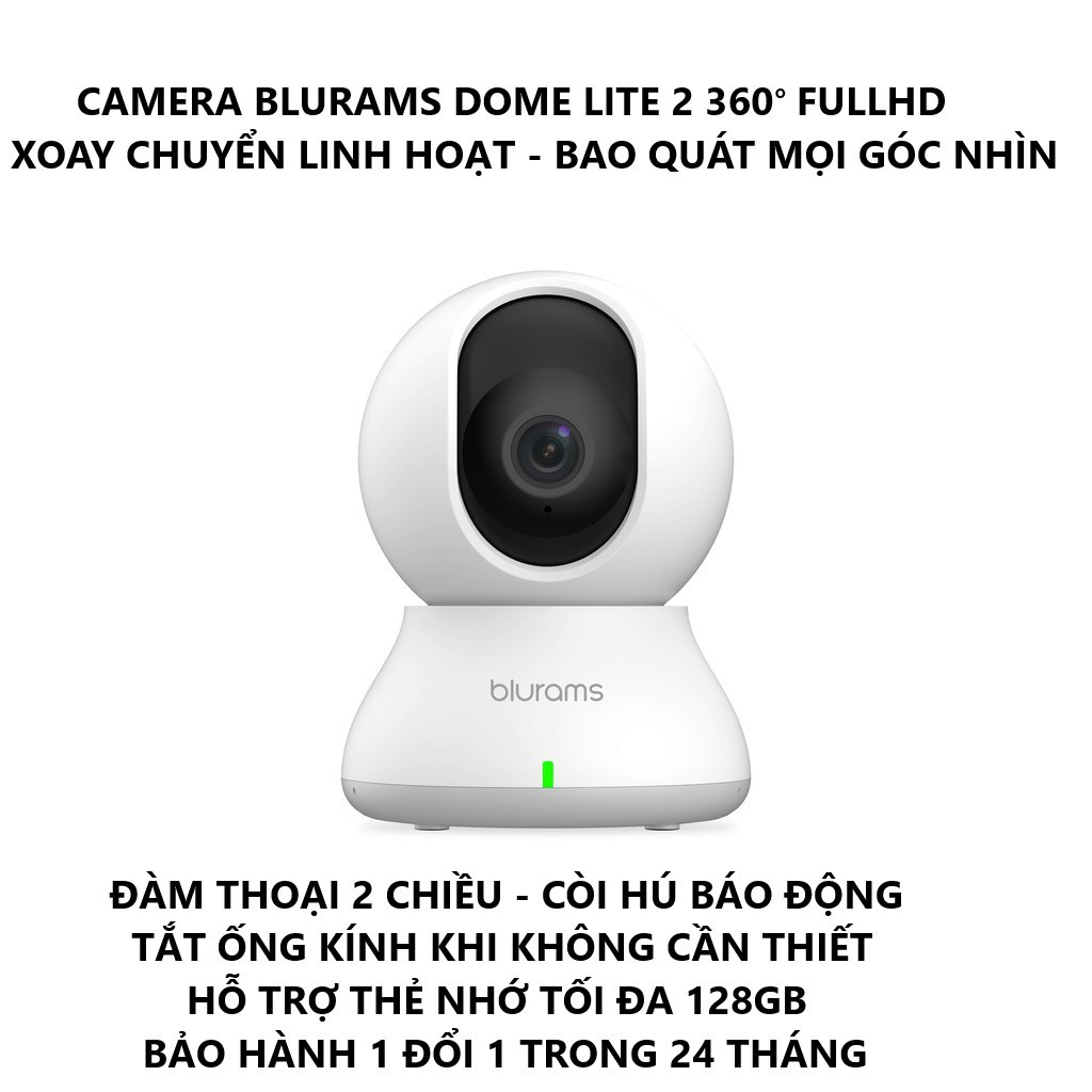Camera Giám sát 360 độ Blurams Dome Lite 2 Full HD 1080p - BH 24 tháng | BigBuy360 - bigbuy360.vn