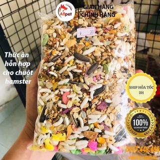 Thức ăn hamster (1kg), Hạt cho sóc, sóc Đất, sóc Bông. Đồ ăn cho chuột Hamster. Thức ăn trộn cho Hamster.