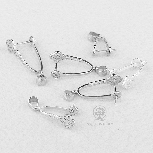 Khoen bạc móc mặt đồng điếu - Khoen bạc NQ Jewelry