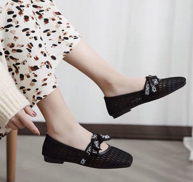 Giày bệt lưới mũi vuông | BigBuy360 - bigbuy360.vn