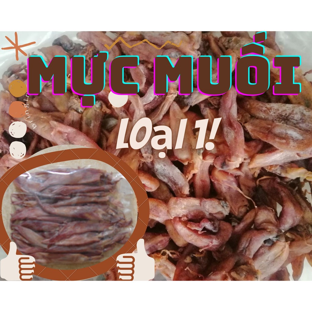 [Mực như video 500gr] Mực muối mặn khô