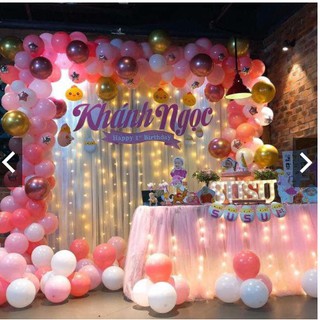 Khăn trải bàn voan lưới trang trí bàn tiệc, party