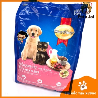 Hạt Cho Chó Con Smartheart Puppy 1,5KG ⚡CHỈ 1 NGÀY⚡ Vị Bò Và Sữa , thức ăn Thái Lan dinh dưỡng- PET&amp;JOI