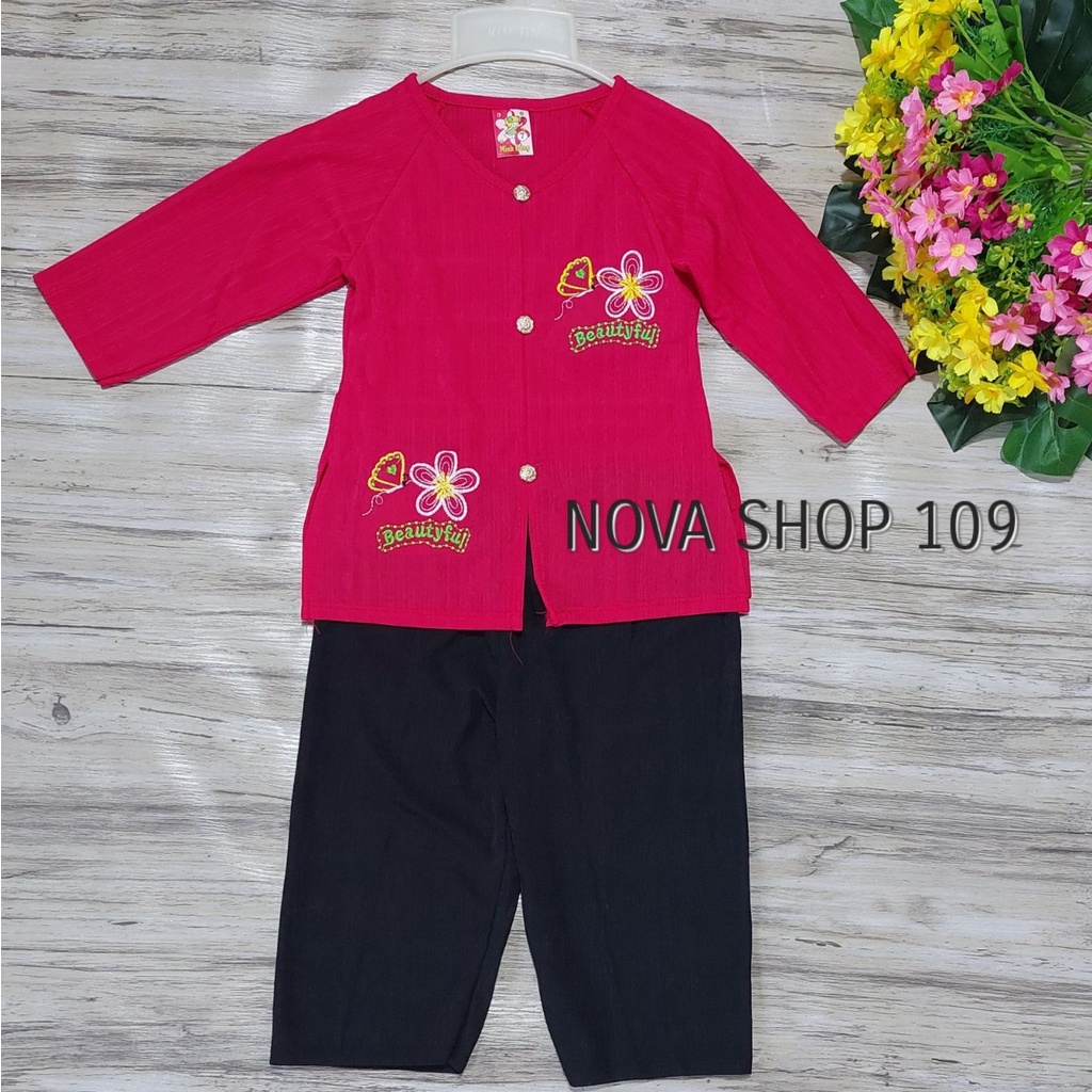 Bộ Áo Quần Bà Ba Truyền Thống Bé Gái - NOVA SHOP