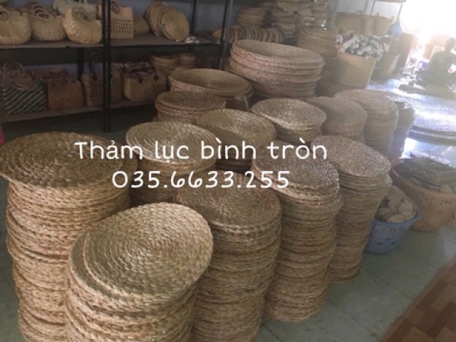 Thảm trải sàn tròn - thảm cói trang trí nhà cửa