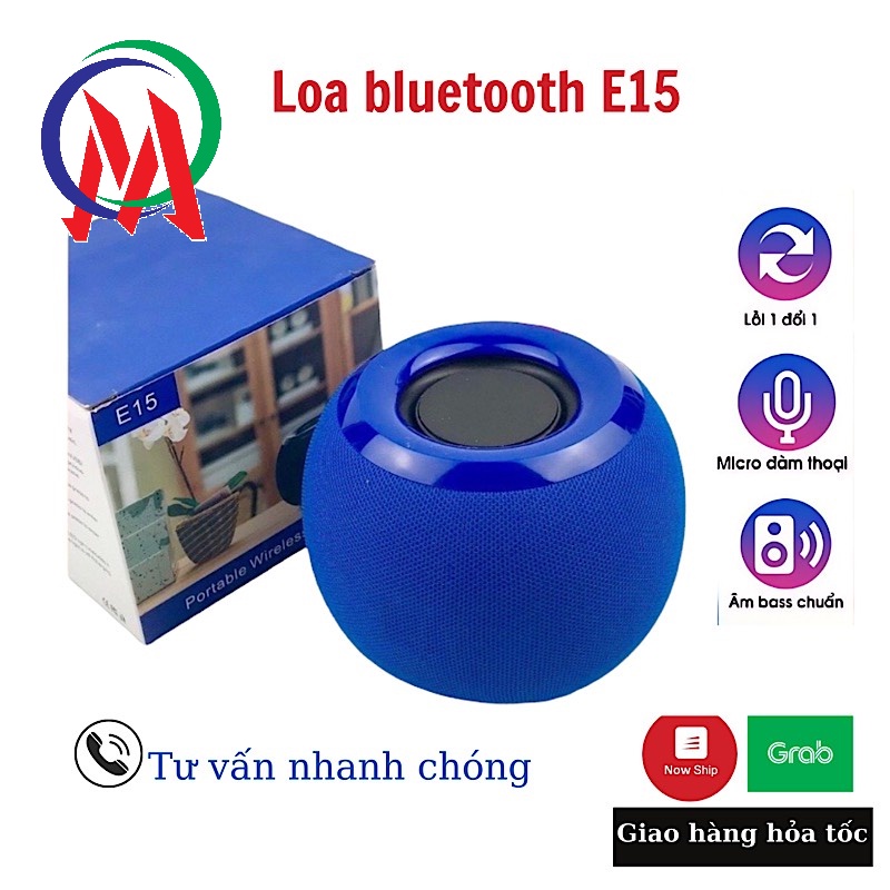Loa Tròn Bluetooth E15 dãi bass đánh rất hay