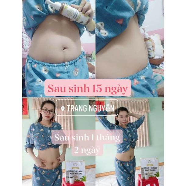 COMBO GIẢM MỠ BỤNG GEN SIẾT EO PK.SLIM - Cao lá nóng