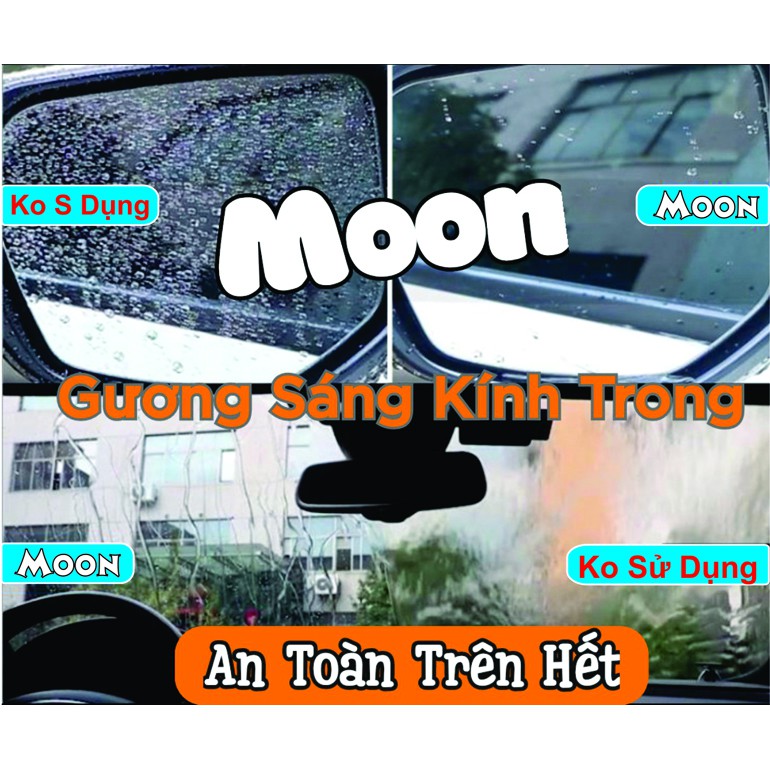 Tẩy Cặn Canxi - Mốc Trên Vách Kính Phòng Tắm - Moon