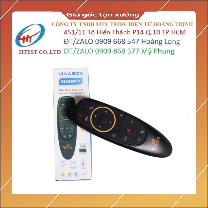 Remote điều khiển bằng giọng nói Vinabox KM680 Pro