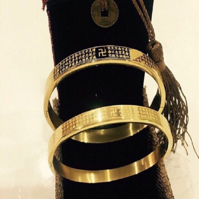 Vòng tay titan khắc bát nhã tâm kinh dạng tròn | BigBuy360 - bigbuy360.vn