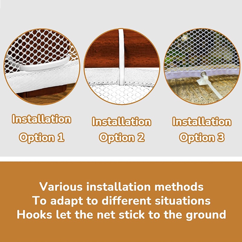 Tấm Lưới Dày Chắn Cầu Thang / Ban Công Bảo Vệ An Toàn Cho Bé