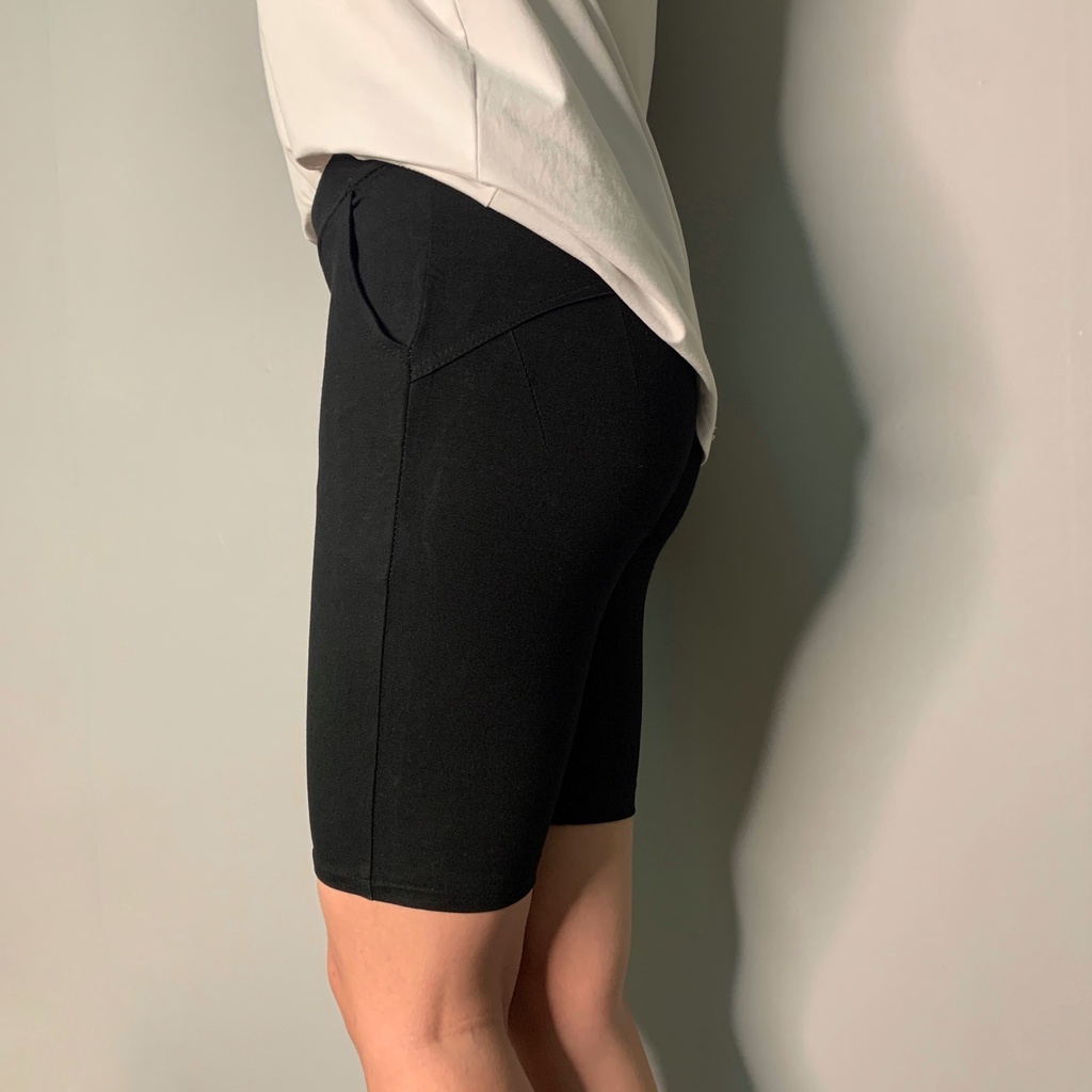 Quần Biker cotton ngố BIGSIZE thun co dãn siêu mạnh, tập gym thể thao TA-224