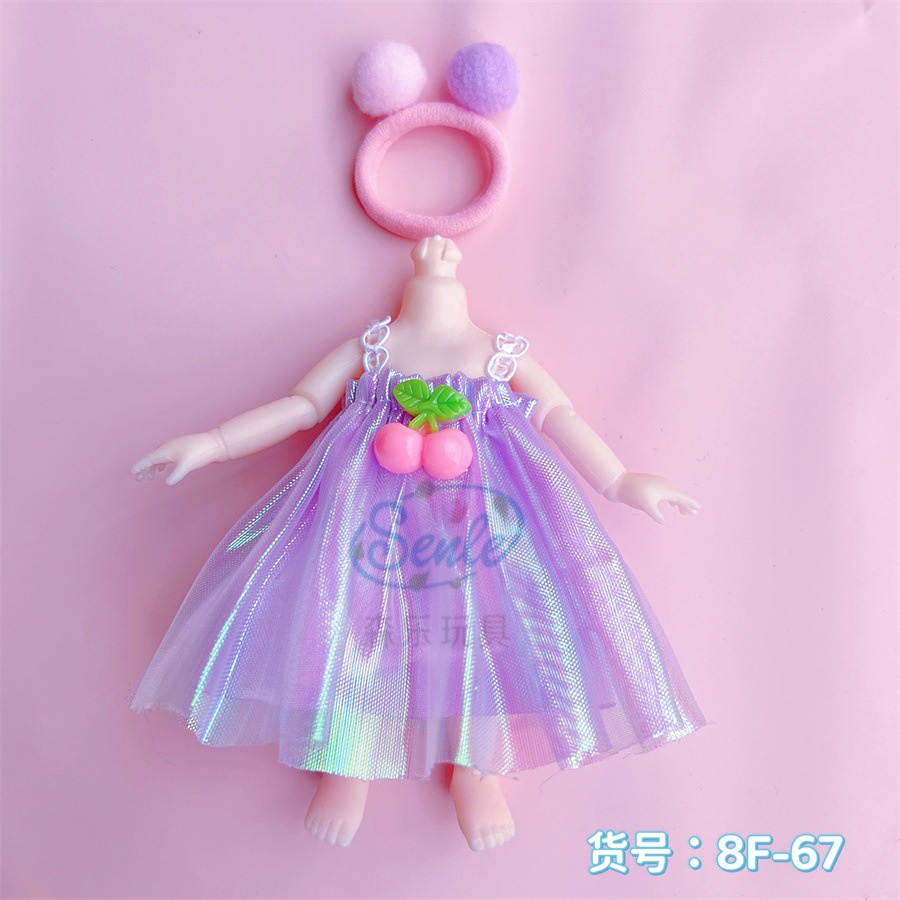 Bộ Quần Áo Cho Búp Bê Bjd 16-17cm Tỉ Lệ 1 / 8
