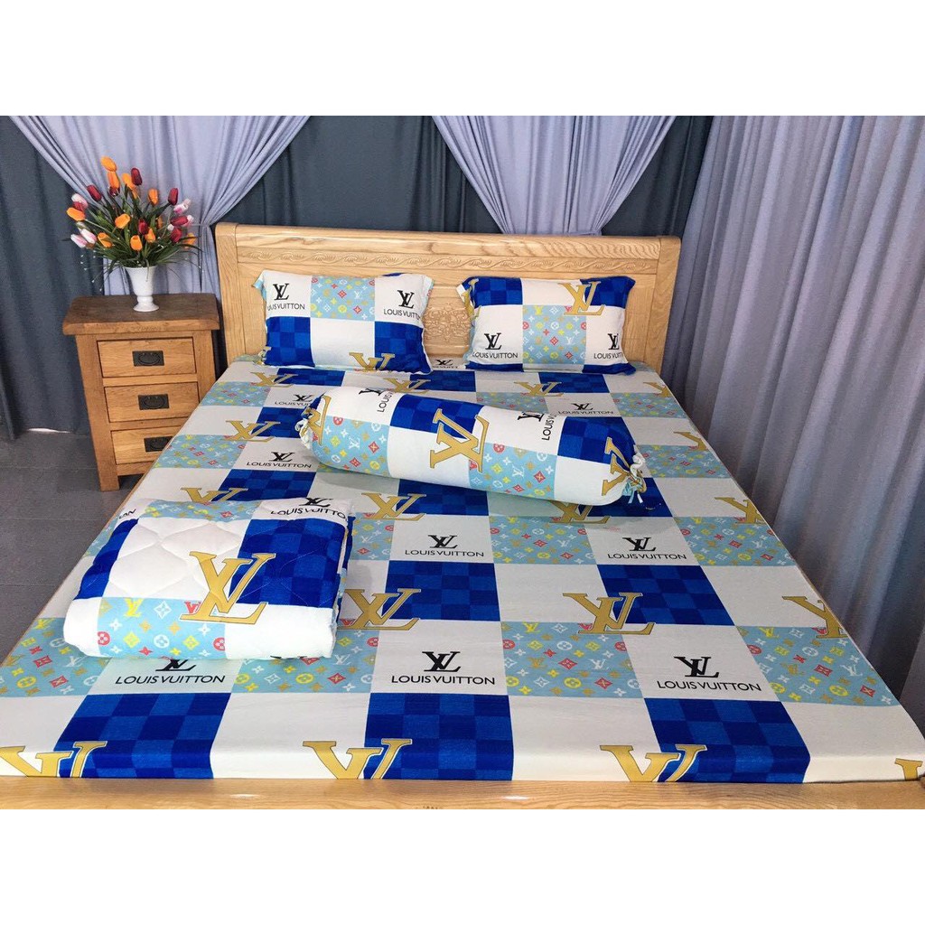 XẢ KHO trọn bộ drap +Mền thun Hàn Quốc siêu mát size 1m4 - IB xem mẫu mới - RẺ VÔ ĐỊCH
