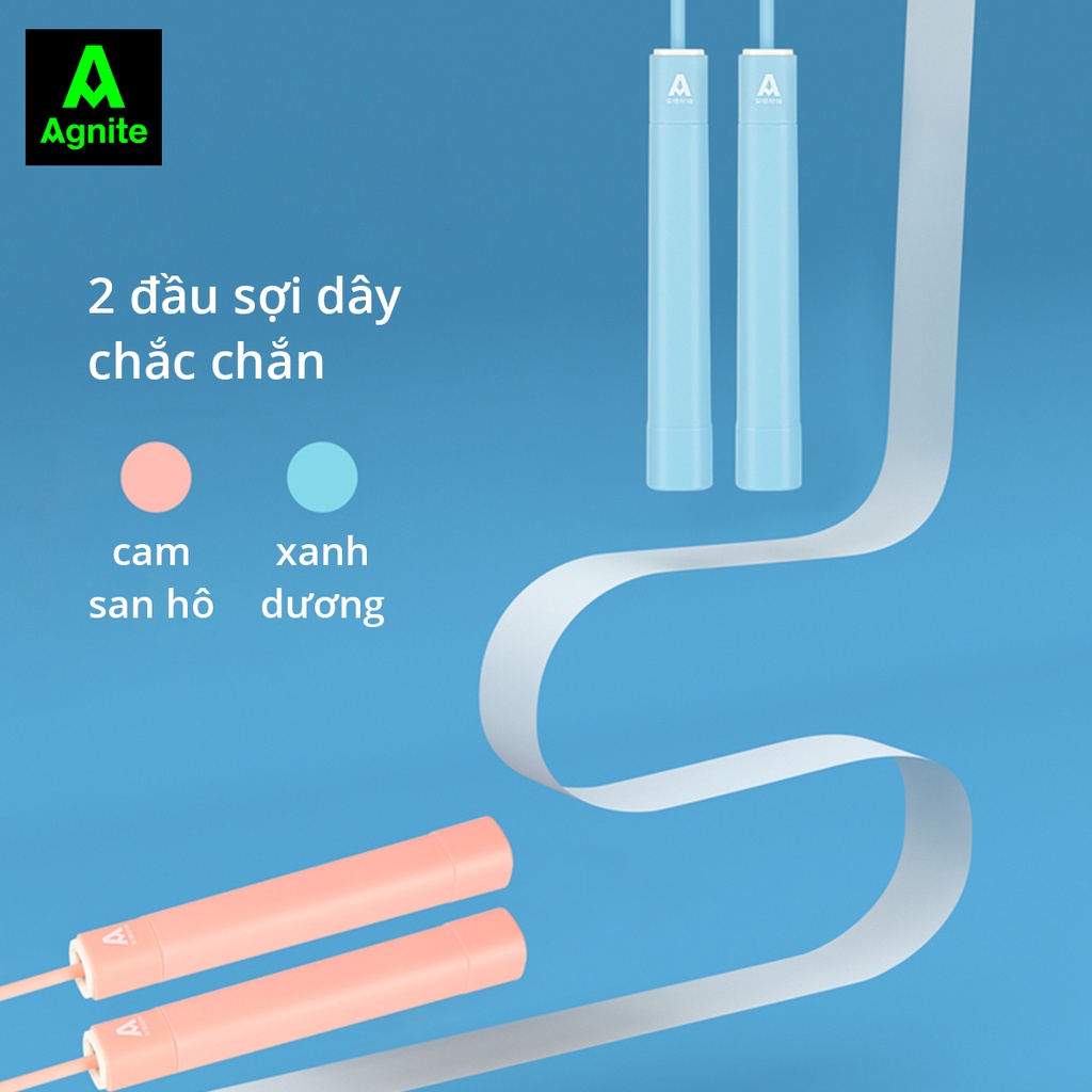 Dây nhảy thể lực đàn hồi không dây - dây 2 trong 1 có thể thay thế dây - phù hợp nhiều không gian - tập gym,yoga - F4143