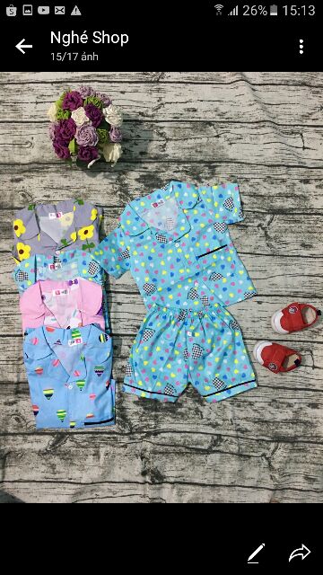 (Nhập TKBSB0203 GIẢM 7%) Bộ Pijama cho bé trai/bé gái chất thô lụa